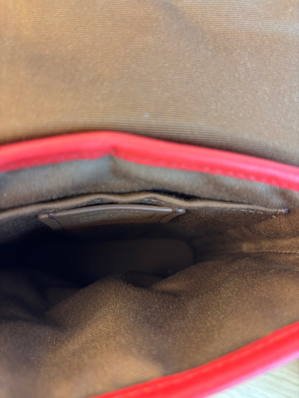 Coach Red/Black Track Small Flap Crossbody with Quilting Unisex Like New! - Picture 7 of 15